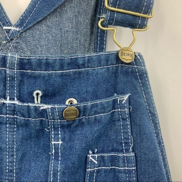 Big Smith dark wash Carpenter overalls - Picture 7 of 12